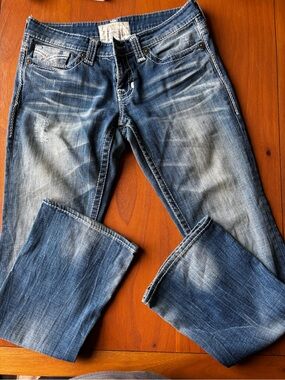 Big Star "The Legendary Blue Jeans" Contrast Stitch Denim - Size 29R